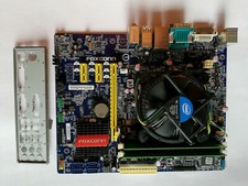 Mainboard Foxconn H61MXV V2.0 , CPU Intel Pentium G620 , Kühler Lüfter Blende