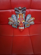 Holzskulptur Holzmaske Ceylon
