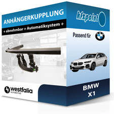 WESTFALIA Anhängekupplung abnehmbar passend für BMW X1 11.2014-06.2022 neu