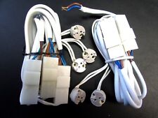 10 Stück G4 / GU4 GU5.3 Sockel Fassung Keramik mit Kabel  GY6,35 MR11 MR16 LED
