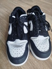 Nike SB DUNK LOW PRO Schwarz Weiß 34 ( Frisch Gewaschen)