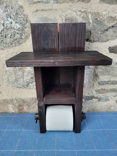 Holz toilettenpapierhalter - holz,