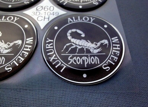 Scorpion embleme für - 4x,
