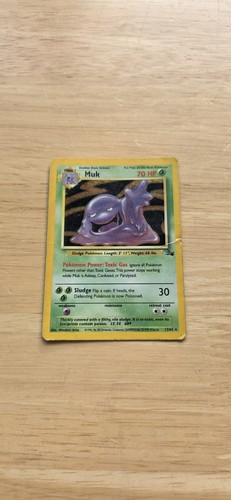 Pokémon muk tcg fossil - pokémon, holo