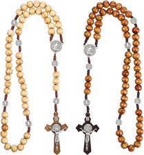 2 Stück Holz Rosenkranz