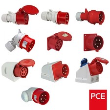 CEE Steckdose Stecker Kupplung Winkelstecker Wandstecker PCE 16A 5-polig