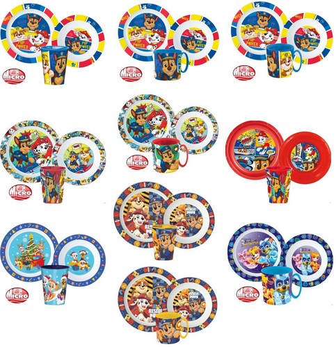 Paw patrol kindergeschirr set - paw,