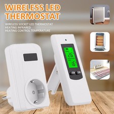 Funk Steckdose LED Thermostat