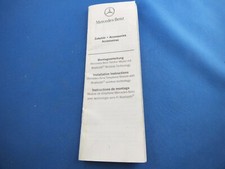 Montageanleitung für MERCEDES HFP Bluetooth B67880000 Handy B67875877 B67876168