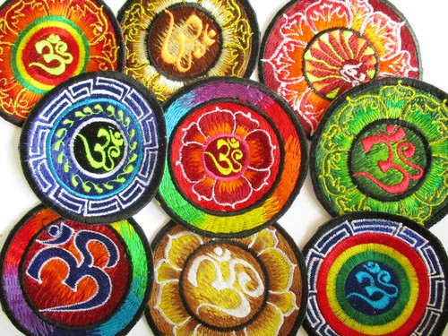 Aufnäher patch aum - aufnäher, mandala