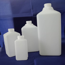 5x 500 ml Vierkantflasche HDPE