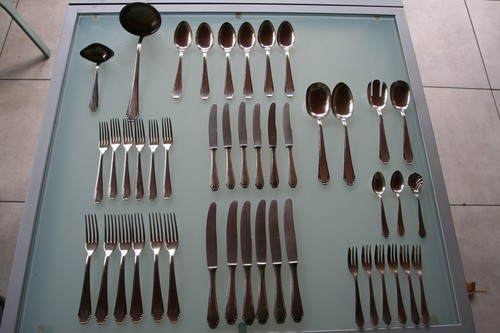 Besteck 100er silber aus - besteck, 45