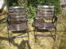 2 Gartenstühle Kettler braun