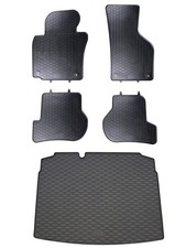 Fußmatten Kofferraumwanne für VW Golf 5 6 2003-2012 im Set Gummi Matten