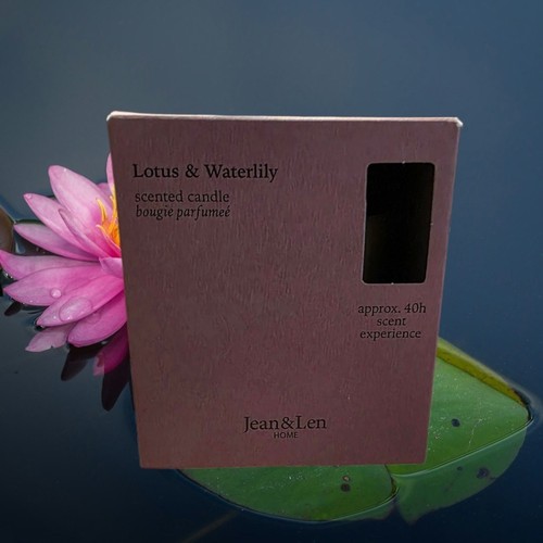 Jean len scented candle - &,