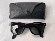B&L Ray Ban Sonnenbrille Wayfarer RB 2140 Glas: B&L Bausch&Lomb. Schwarz Vintage