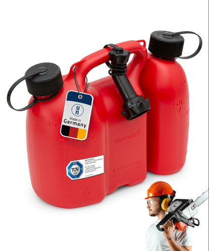 Doppelkanister motorsäge rot - motorsäge,