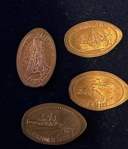 Elongated coin quetschmünze - coin,
