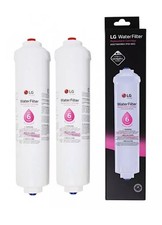 2x Original LG ADQ73693903 Wasserfilter für Kühlschrank außen