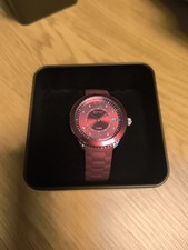 Esprit Armbanduhr Weinrot Mit