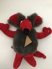 Sigikid Vintage ZONK Maus Schmusetier 90er 28cm orig. Plüschtier geh aufs Ganze