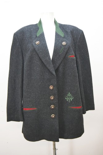 Lange loden trachtenjacke - loden,
