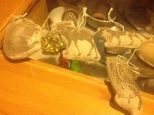 4 Dekohänger Weihnachtsdeko