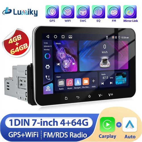 Single 1din 64gb - 7", android