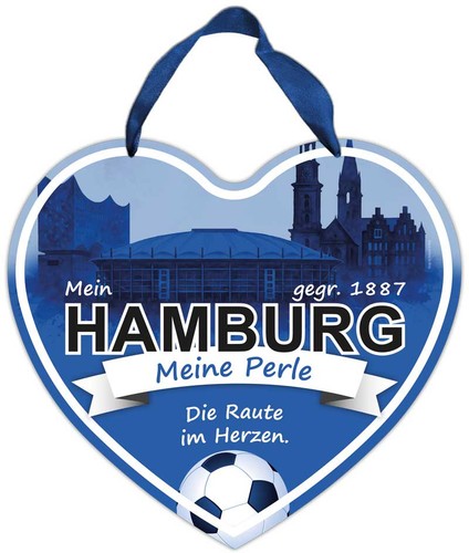 Herz blechschild hamburg - herz-blechschild,