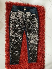 AMY VERMONT 5-Pocket-Jeans, Gr. 42, Pailletten, Waschungen ´