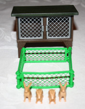 "Hasenstall & 4 Hasen & Außengehege", Ersatzteil, Playmobil