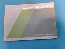 HONDA LEGEND FAHRER HANDBUCH 1986