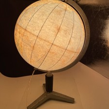 Vintage Glas Leucht Globus Ca