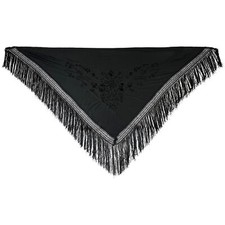 SCHWARZER FRANSEN BLÜTEN