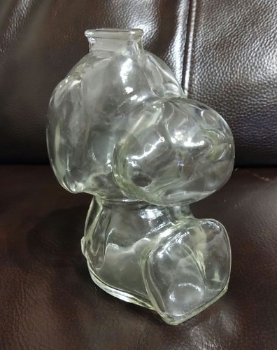 Snoopy glas sparschwein figur - snoopy,
