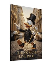 Dagobert Duck Leinwand Bild