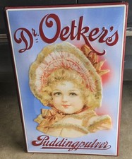 Blechschild Dr. Oetker 60x40cm