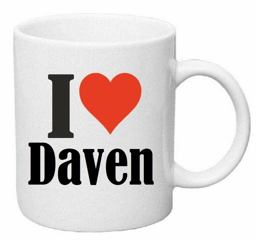 Kaffeetasse love daven - i,