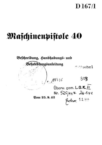 Maschinenpistole mp40 - mp40, /