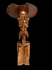 DON QUIJOTE  KOPF SKULPTUR FIGUR HOLZ GESCHNITZT
