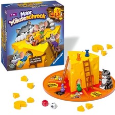Ravensburger Max Mäuseschreck Würfelspiel Kinderspiel Maus Katze Käse ab 4 J.