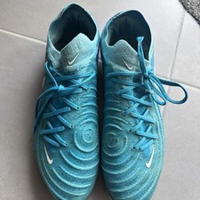 Nike Phantom Gripknit Fussballschuhe Stollenschuhe, Hellblau, Größe 43.