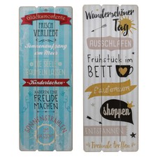 Holz-Schild Holzbild 80 x 30cm