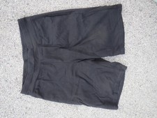 Damen Radlerhose mit Seitentaschen Gr. XS 32/34 schwarz Baumwolle Decathlon