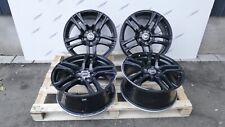 MAM 4x Felgen Satz KBA 47857 ET42 7,5Jx17H2  LK 5x 112 inkl. Nabendeckel schwarz