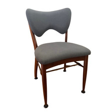 Vanson Teak Mid Century Stuhl, Peter Hvidt Danish Modern, restauriert 50er Jahre