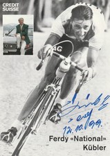 Ferdy Kübler, orig sign AK