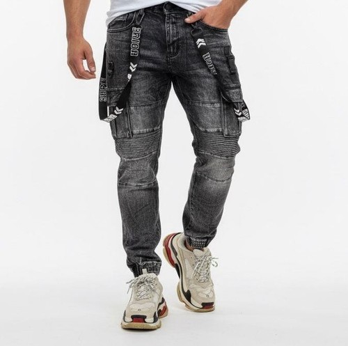 Stonewashed rocker strech - stonewashed,