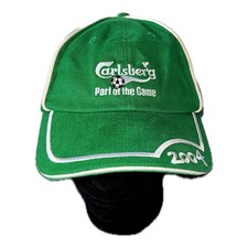 Fußball Carlsberg Euro 2004 Cap Portugal Cappy Trucker Mütze Fan Grün Retro