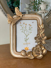 Schöner Bilderrahmen Fotorahmen 10 x15 cm Blüten Schmetterlinge 101